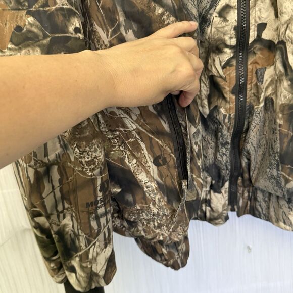 VTG Pro Hunter Camoflauge Mossy Oak Break Up Pattern 3 In 1 Coat Bomber Size L - Picture 6 of 9